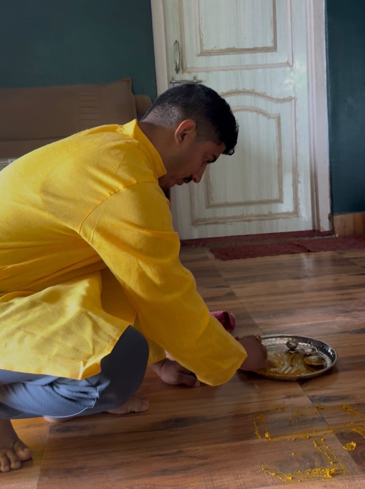 4. Swastik in Brahmasthan